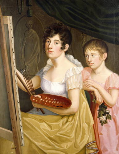 Caroline Bardua: Johanna und Adele Schopenhauer (1806). Quelle:  Wikipedia