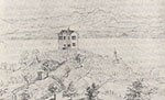 Das Fürstenhäuschen oberhalb von Meersburg, Zeichnung von Annette von Droste